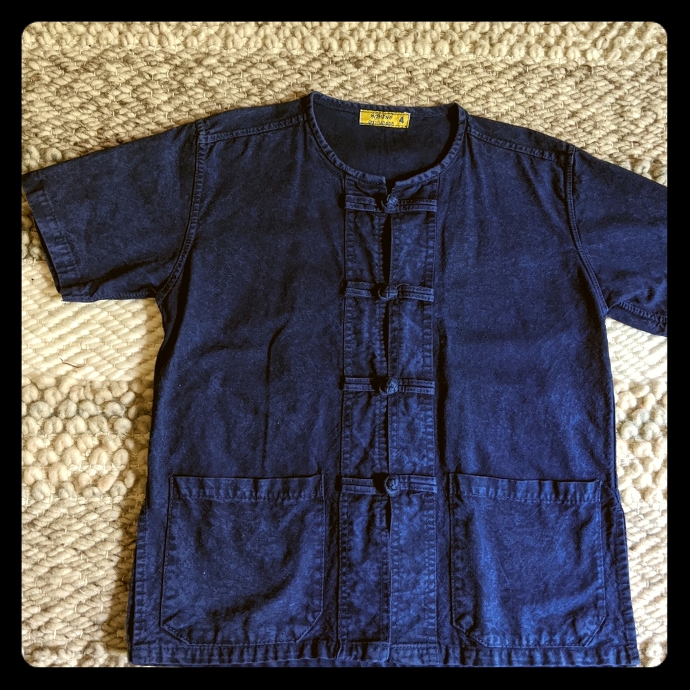 Thailand kids blue denim shirt